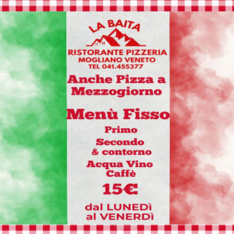 Mogliano Veneto La Baita menù fisso