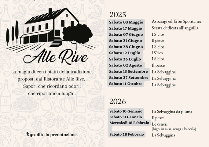 2025 RISTORANTE ALLE RIVE cucina veneta 