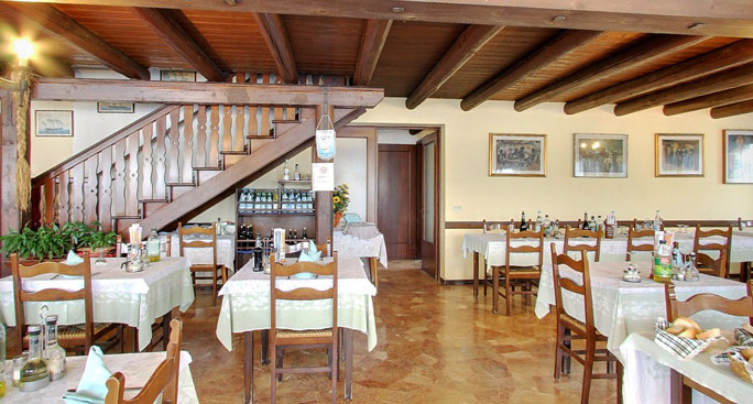 ASOLO CASELLA TRATTORIA AL BRISTOL interno