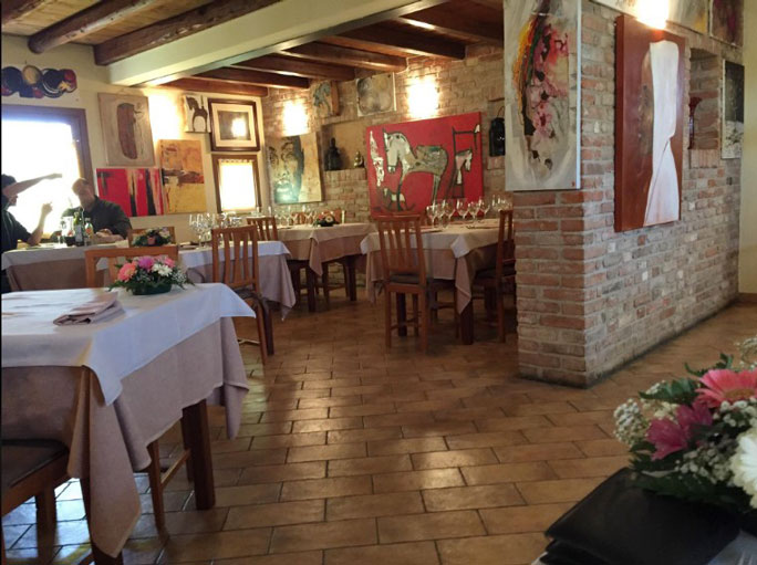 crocetta del montello trattoria da luciano INTERNO