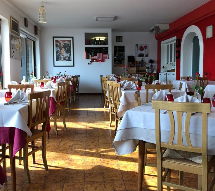 FARRA DI SOLIGO RISTORANTE LA LANTERNA sala da pranzo 