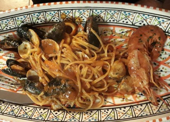 FARRA DI SOLIGO RISTORANTE LA LANTERNA spaghetti allo scoglio