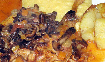 VAZZOLA TEZZE DI PIAVE VILLA DIRCE funghi con polenta